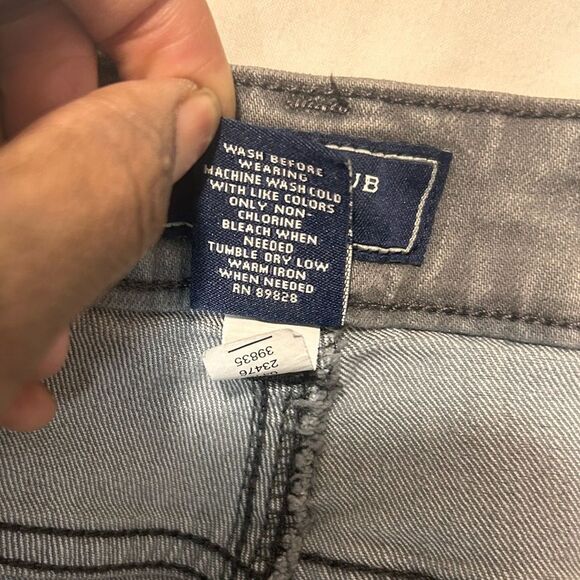 Charter Club Women’s Jeans Lexington Gray Washed Straight Leg Size 12 - Picture 12 of 17